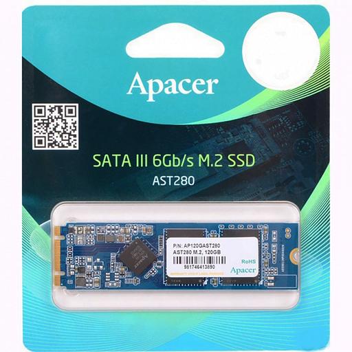 Жесткий диск SSD Apacer 480Gb M.2 2280 SATA [AP480GAST280-1] фото 3