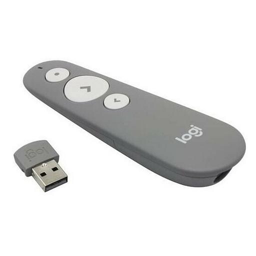 Презентер Logitech R500s BT/Radio USB (20м) серый фото 2