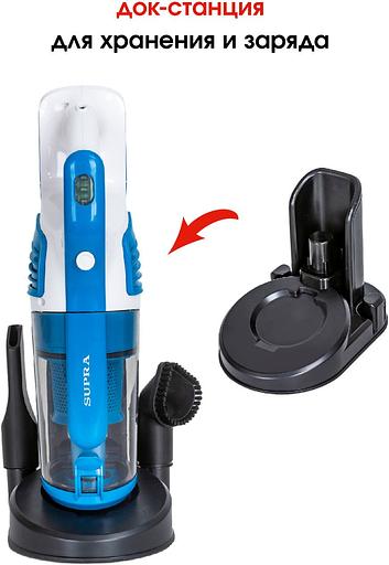 Пылесос ручной Supra VCS-5097 белый/синий фото 5