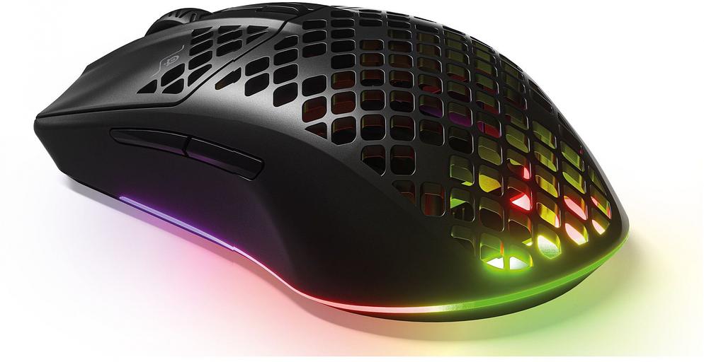 Мышь Steelseries Aerox 3 серый оптическая (18000dpi) беспроводная BT/Radio USB фото 2