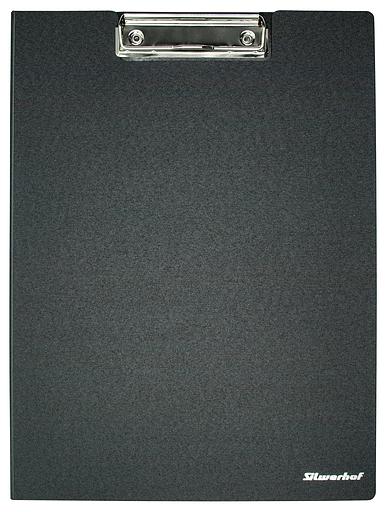 Папка клип-борд Silwerhof 957022 A4 полипропилен вспененный 1.8мм черный с крышкой фото 1