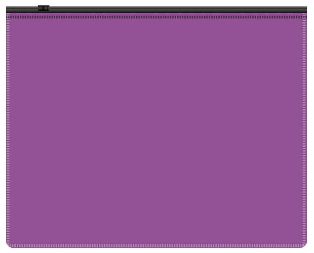 Папка на молнии ZIP Бюрократ -BPM5AVIOBL A5 полипропилен 0.15мм фиолетовый цвет молнии черный фото 1