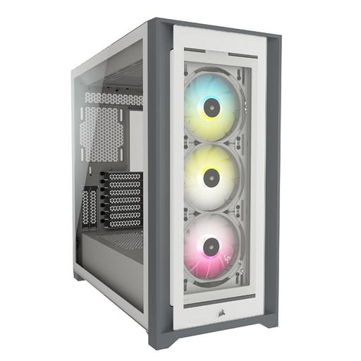 ICUE 5000X RGB CC-9011233-WW Mid-Tower, white, Tempered Glass (650393) фото 1