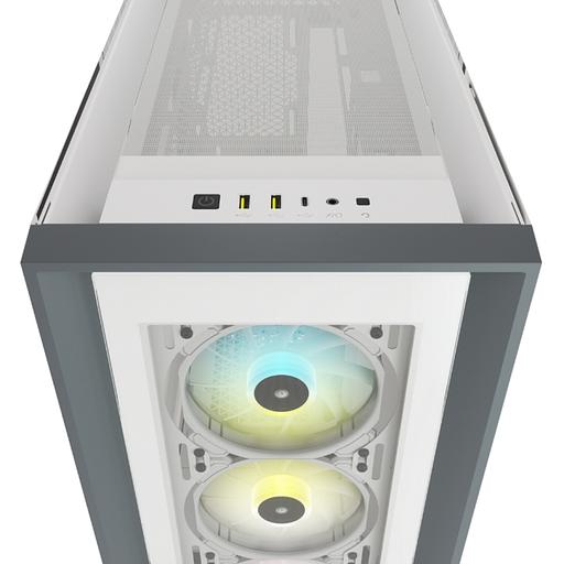 ICUE 5000X RGB CC-9011233-WW Mid-Tower, white, Tempered Glass (650393) фото 8