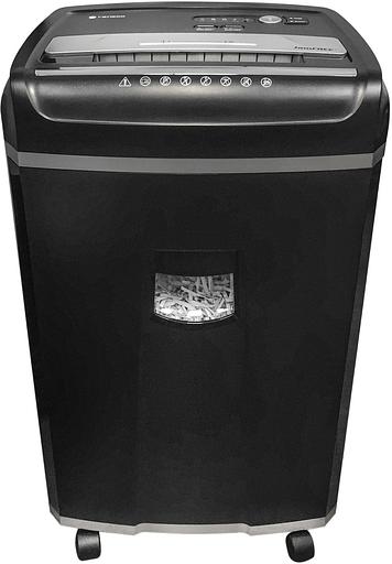 Шредер Heleos УМ35-4 черный (секр.P-4) фрагменты 23лист. 35лтр. скрепки скобы пл.карты CD фото 2