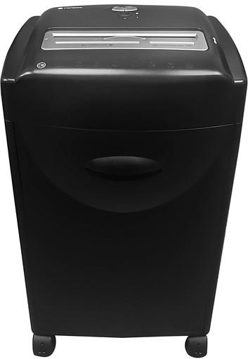 Шредер Heleos УМ42-4 черный (секр.P-4) фрагменты 19лист. 42лтр. скрепки скобы пл.карты CD фото 2