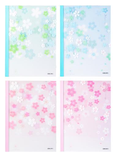 Тетрадь Deli SAKURA WA540 A5 40л линейка ассорти фото 2