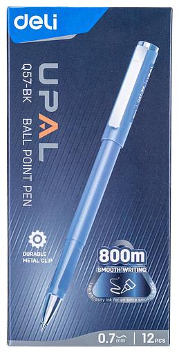 Ручка шариков. Deli Upal EQ57-BK черные линия 0.7мм фото 6