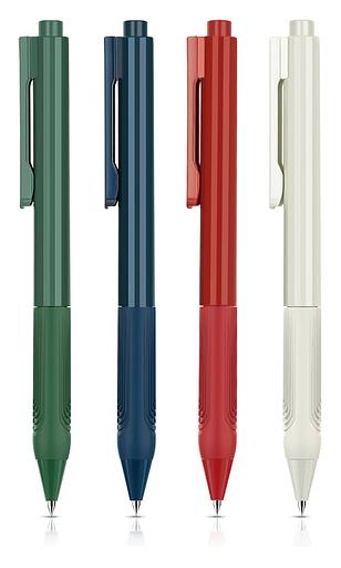 Ручка гелев. Deli Nusign NS646 ассорти черные автоматическая линия 0.5мм фото 1