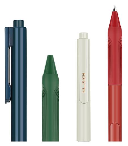 Ручка гелев. Deli Nusign NS646 ассорти черные автоматическая линия 0.5мм фото 3