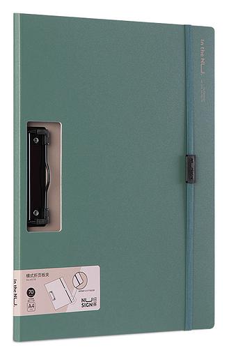 Папка-планшет Deli Nusign NS178GREEN A4 полипропилен зеленый фото 1