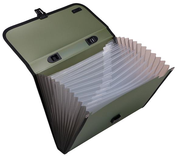 Папка-портфель Deli Extend E5556 12 отдел. A4 полипропилен 1.05мм ассорти фото 9