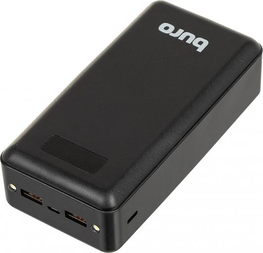 Мобильный аккумулятор Buro BPF30D 30000mAh 3A QC PD 22.5W черный (BPF30D22PBK) фото 3