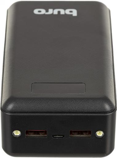 Мобильный аккумулятор Buro BPF30D 30000mAh 3A QC PD 22.5W черный (BPF30D22PBK) фото 5