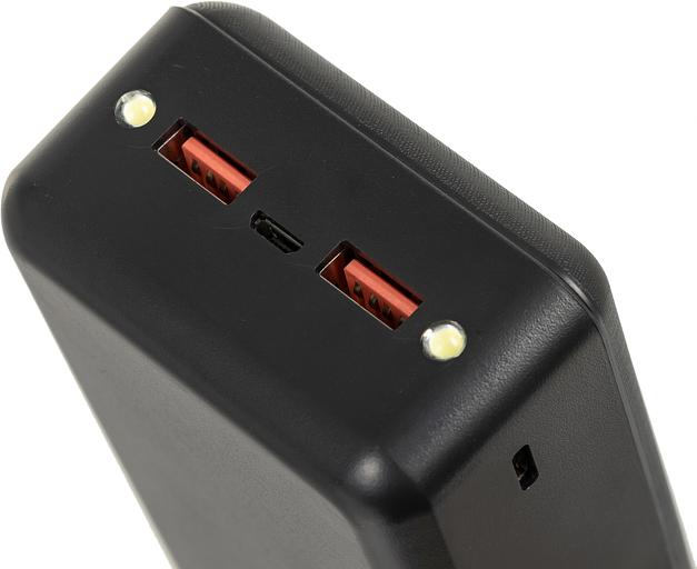 Мобильный аккумулятор Buro BPF30D 30000mAh 3A QC PD 22.5W черный (BPF30D22PBK) фото 9