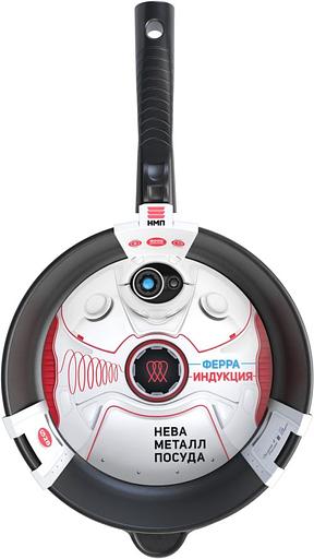 Сковорода НМП Ферра Индукция 59028 круглая ручка съемная (без крышки) черный фото 3