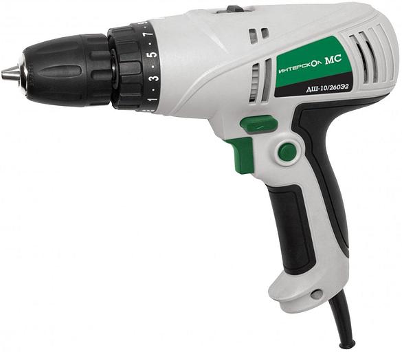 Дрель-шуруповерт Интерскол ДШ-10/260Э2 патрон:быстрозажимной (211.3.0.30) фото 1