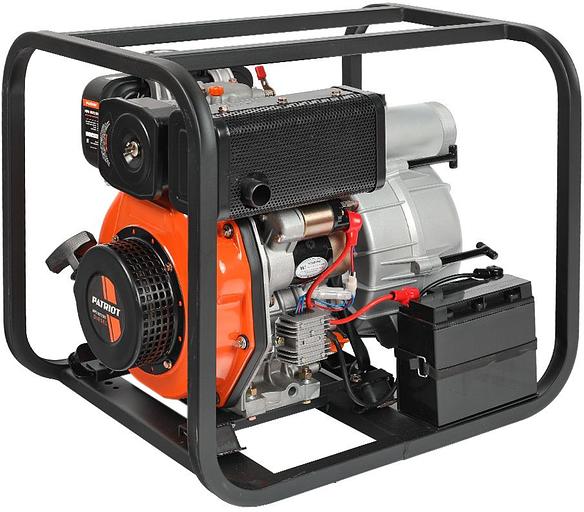 Мотопомпа Patriot MPD 3072 SFE 1200л/мин для загр.вод. (335101650) фото 1