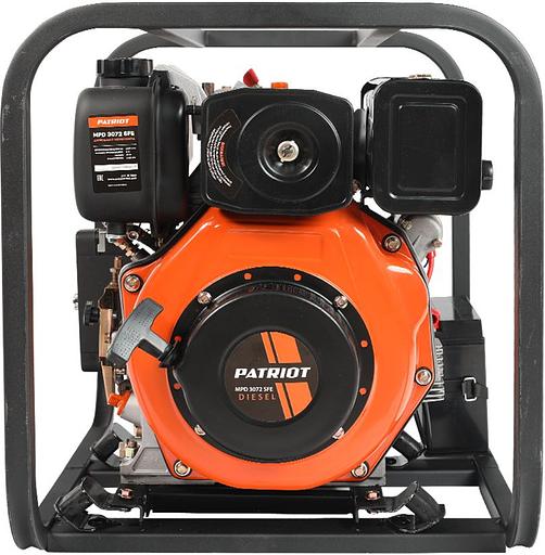 Мотопомпа Patriot MPD 3072 SFE 1200л/мин для загр.вод. (335101650) фото 4