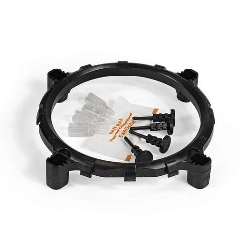 Кулер ExeGate EE90, Al, all sockets, TDP 75W, Hydro bearing, 3pin, 22db (123502) {60} фото 5