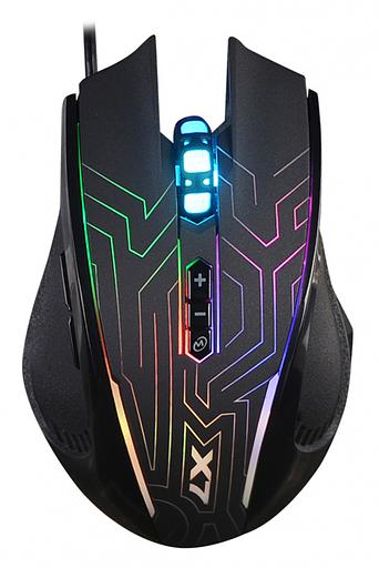 Мышь A4Tech X87 черный оптическая (2400dpi) USB (8but) фото 1