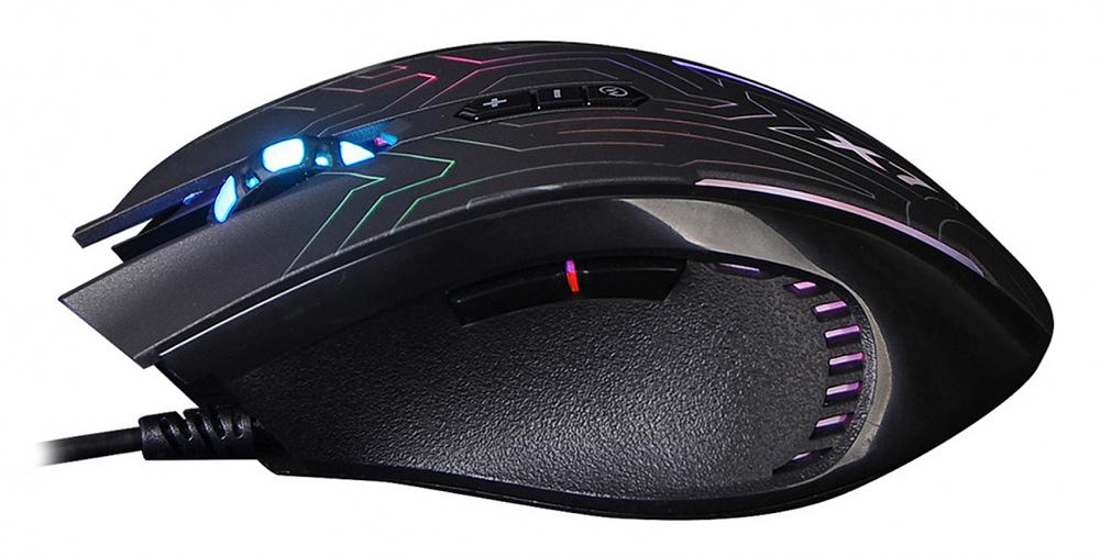 Мышь A4Tech X87 черный оптическая (2400dpi) USB (8but) фото 2