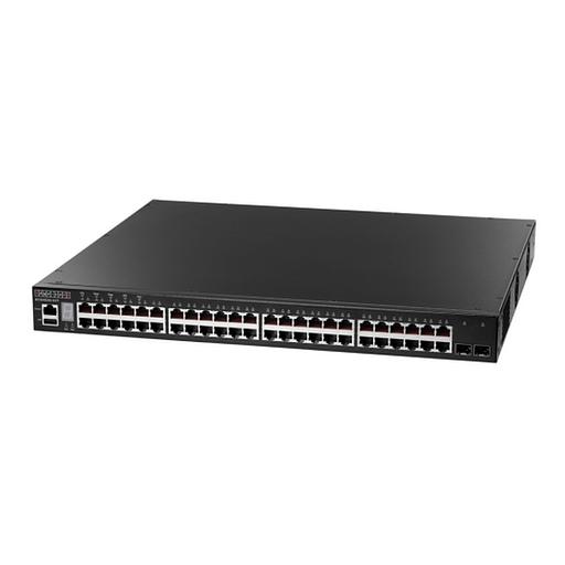 48 x GE + 2 x 10G SFP+ ports + 1 x expansion slot (for dual 10G SFP+ ports) L3 Stackable Switch, w/ 1 x RJ45 console port, 1 x USB type A storage port, RPU connector, Stack up to 4 units Edge-corE ECS4620-52T фото 1