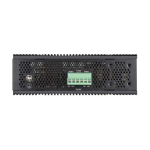 DIS-200G-12PS/A2A Промышленный управляемый L2 коммутатор с 10 портами 10/100/1000Base-T и 2 портами 1000Base-X SFP (8 портов PoE 802.3af/at, PoE-бюджет до 240 Вт) (464560) фото 2
