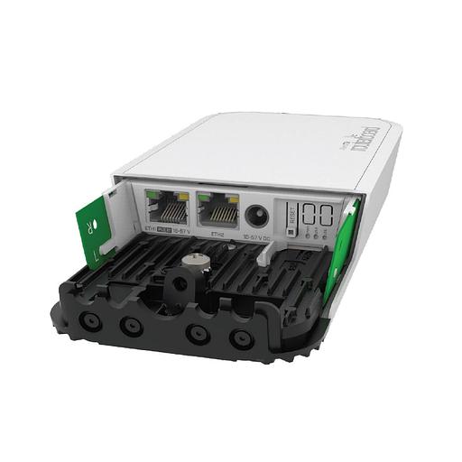 RBwAPGR-5HacD2HnD&R11e-LTE6 wAP ac LTE6 Kit with four core 710MHz CPU, 128MB RAM, 2x Gigabit LAN, built-in 2.4Ghz 802.11b/g/n Dual Chain wireless with integrated antenna, built-in 5Ghz 802.11an/ac Dual Chain wireless with integrated antenna, LTE CAT6 mod фото 2