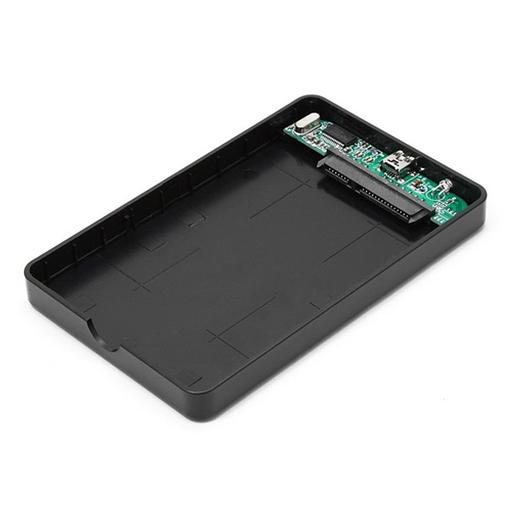 Внешний корпус 2.5" Gembird EE2-U2S-40P, черный, USB 2.0, SATA, пластик Gembird {100} фото 3