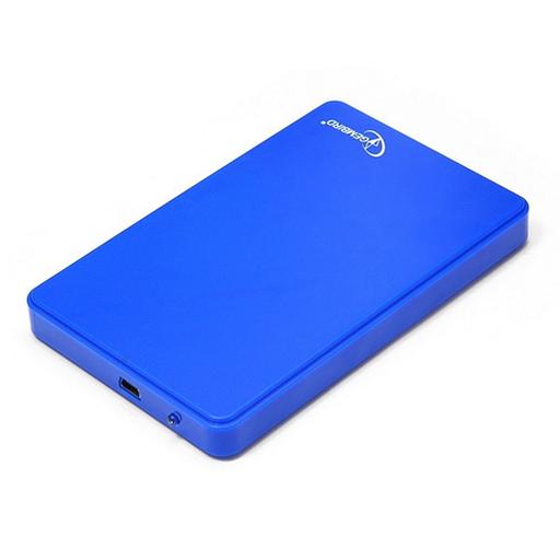 Внешний корпус 2.5" Gembird EE2-U2S-40P-B, синий, USB 2.0, SATA, пластик Gembird {100} (205540) фото 2