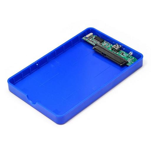 Внешний корпус 2.5" Gembird EE2-U2S-40P-B, синий, USB 2.0, SATA, пластик Gembird {100} (205540) фото 3