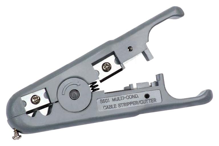 Инструмент ITK TS1-G30 для зачистки кабеля UTP (упак:1шт) серый фото 1