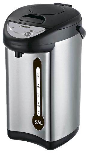 Термопот Starwind STP2830 3.5л. 750Вт серебристый/черный фото 1