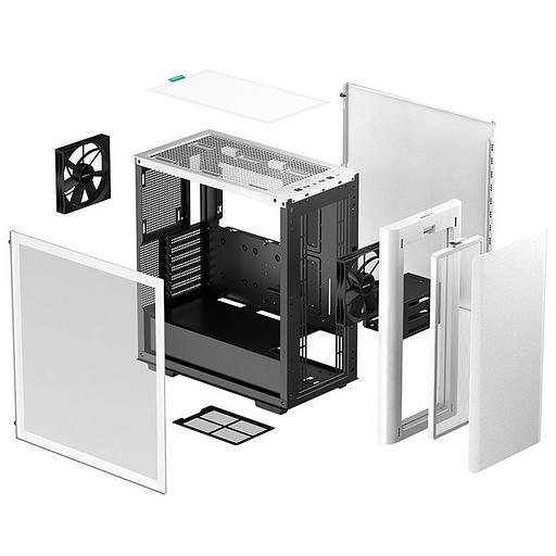 CK500 WH Middle Tower, E-ATX - Mini-ITX, TG White (714859) фото 7