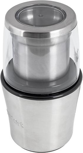 Кофемолка Kitfort КТ-1329 200Вт сист.помол.:ротац.нож вместим.:70гр серебристый фото 6