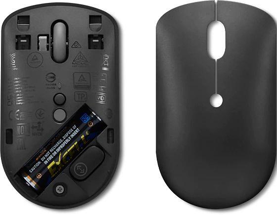 Мышь Lenovo 400 черный оптическая (2400dpi) беспроводная USB-C (3but) фото 4