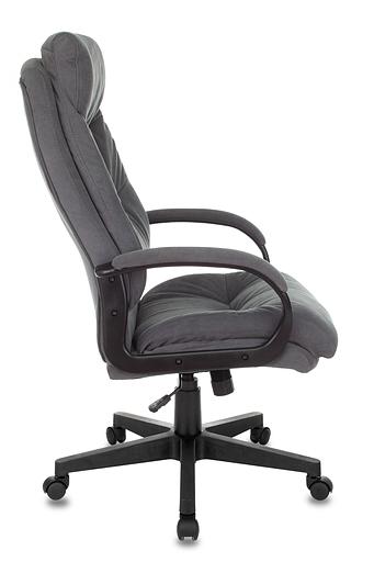 Кресло руководителя Бюрократ CH-824 Fabric серый Alfa 44 крестовина пластик фото 3