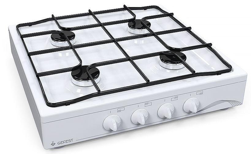 Плита Газовая Gefest ПГ 900-03 белый эмаль (настольная) фото 2