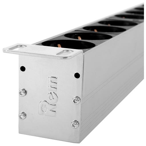 Блок распределения питания Rem R-32-10S-8C13-10C19-A-AM-1420 верт.размещ. 10xSchuko 10xC19 8xC13 базовые 32A клеммная колодка фото 3