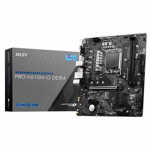Материнская плата MSI PRO H610M-G DDR4 фото 1