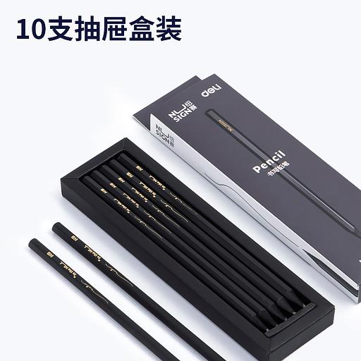 Карандаш Deli NS722-HB Nusign HB шестигран. фото 5