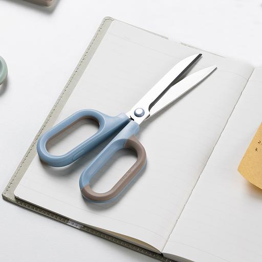 Ножницы Deli ENS055-BL Nusign офисные 180мм титановое покрытие сталь синий фото 10