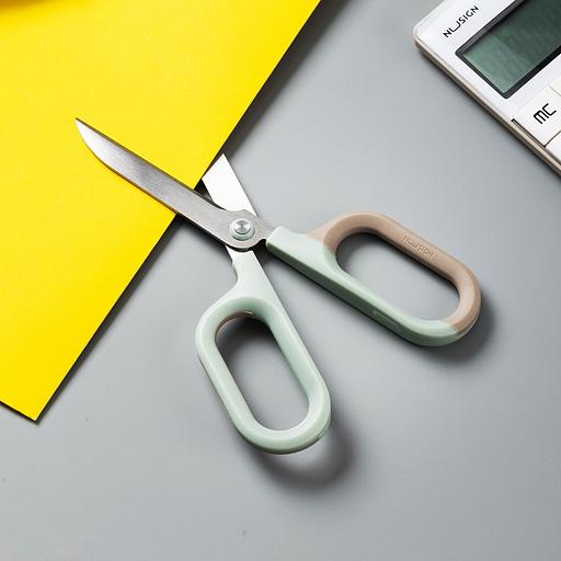 Ножницы Deli ENS055-GN Nusign офисные 180мм титановое покрытие сталь зеленый фото 8