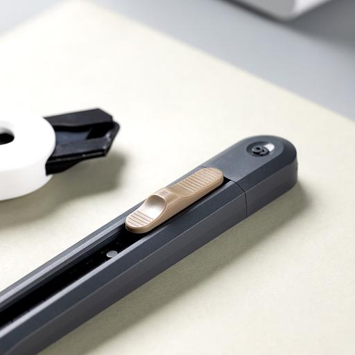 Нож канцелярский Deli ENS063-GR Nusign шир.лез.9мм фиксатор сталь серый фото 8