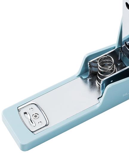 Степлер Deli NS084-BL Nusign 24/6 26/6 (20листов) синий 100скоб коробка фото 3