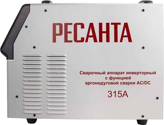 Сварочный аппарат Ресанта САИ-315АД инвертор MMA DC/TIG DC 13.8кВт фото 3