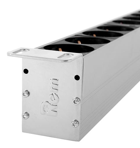 Блок распределения питания Rem R-32-2X(10C13-5C19-A-AM)-1420 верт.размещ. 10xC19 20xC13 базовые 2x16A клеммная колодка фото 3