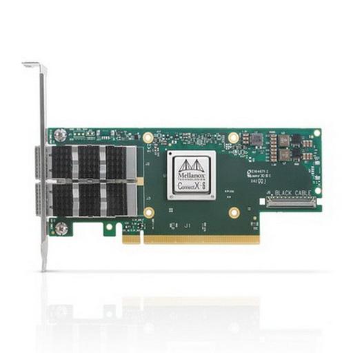 MCX653106A-ECAT ConnectX-6 VPI adapter card, 100Gb/s (HDR100, EDR IB and 100GbE), dual-port QSFP56, PCIe3.0/4.0 x16, tall bracket фото 1