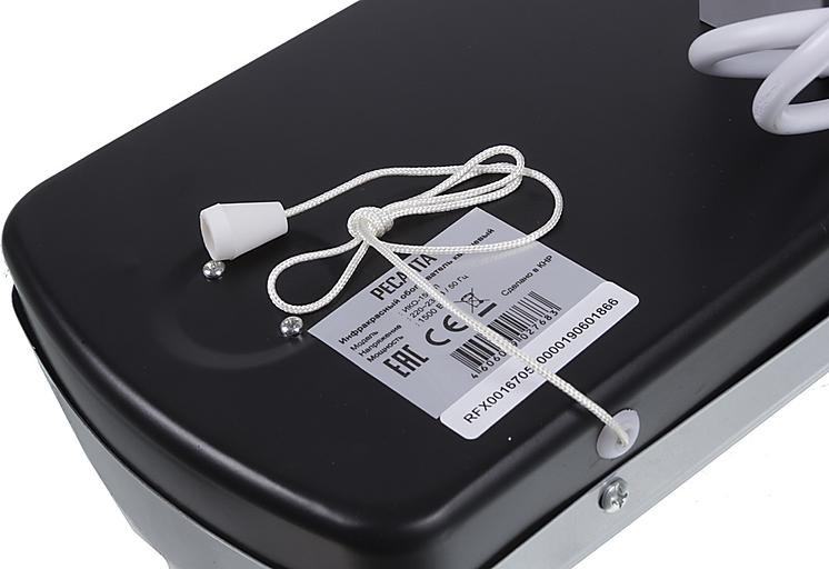 Обогреватель инфракрасный Ресанта ИКО-1500Л 1500Вт белый фото 8